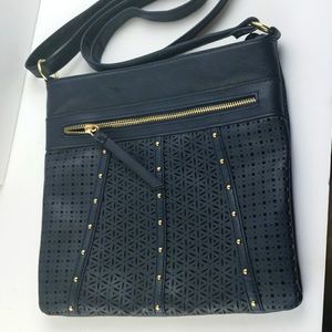 Navy Blue Vintage crossbody bag